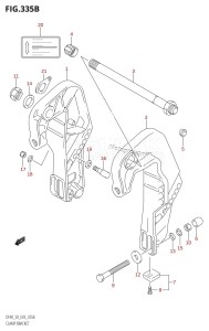 DF50 From 05001F-780001 (E03)  2007 drawing CLAMP BRACKET (K1,K2,K3,K4,K5,K6,K7,K8,K9,K10)