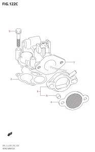 DF5 From 00502F-410001 (P01)  2014 drawing INTAKE MANIFOLD (DF6:P01)