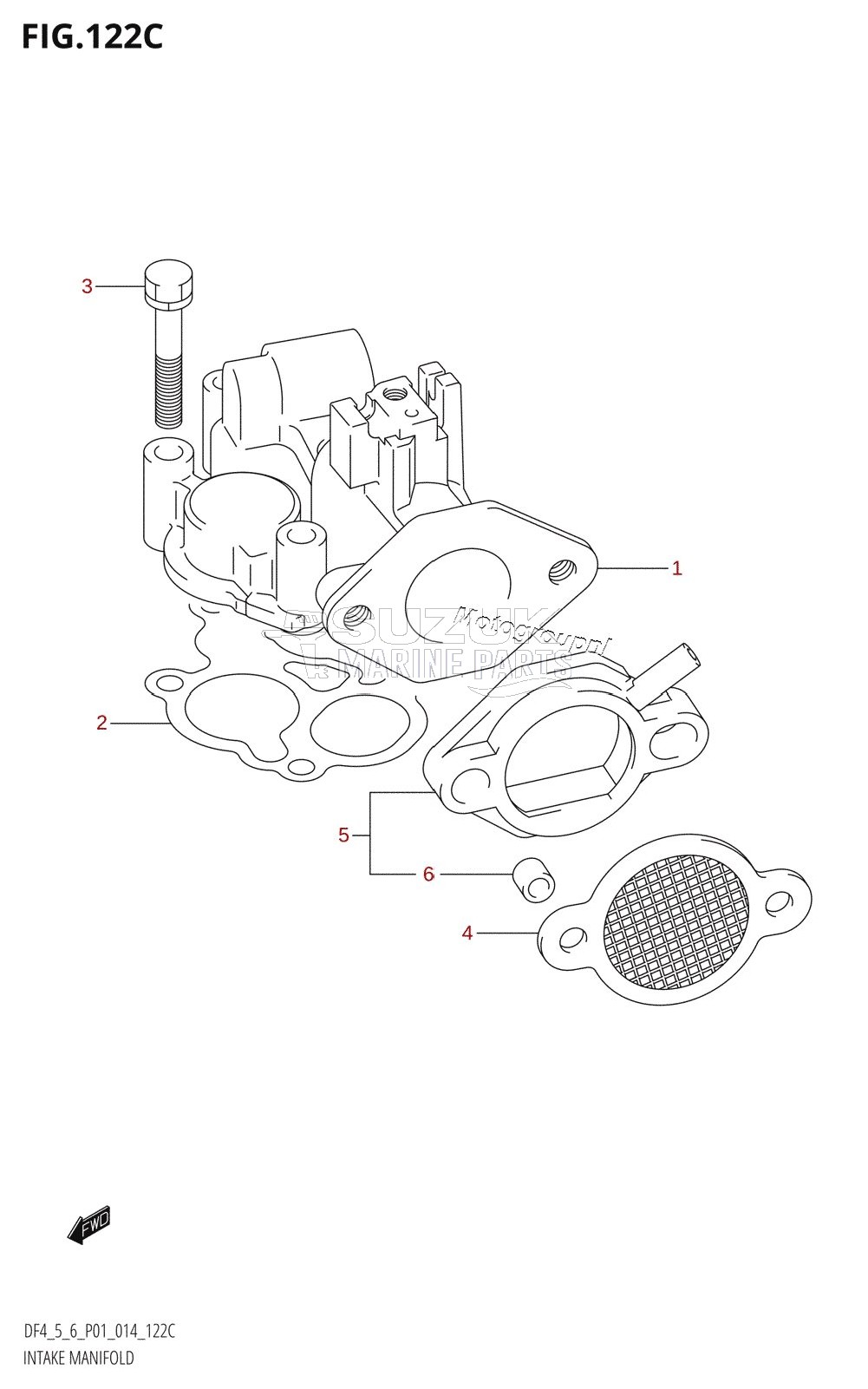 INTAKE MANIFOLD (DF6:P01)