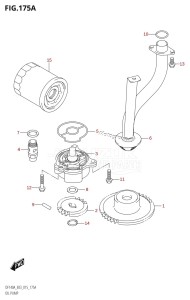 DF140AZ From 14003Z-510001 (E03)  2015 drawing OIL PUMP