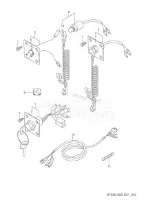 DT25AC From 02506-231001 ()  1992 drawing OPT:PANEL SWITCH