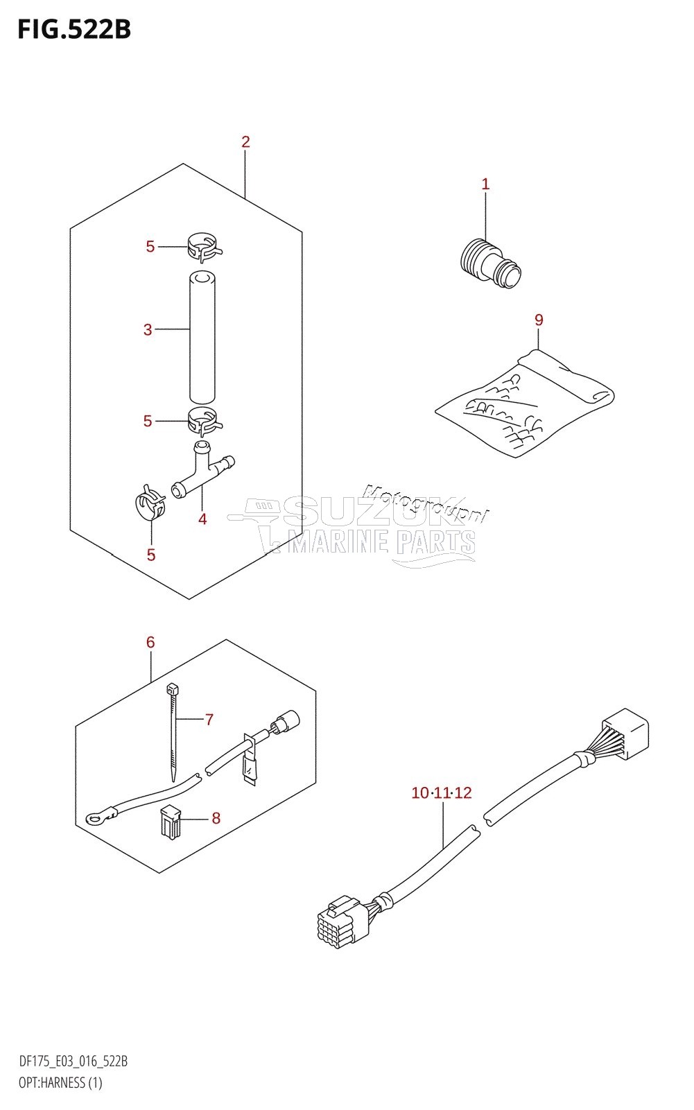 OPT:HARNESS (1) (DF150TG:E03)