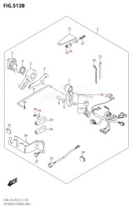 DF9.9A From 00994F-510001 (P03)  2015 drawing OPT:REMOTE CONTROL PARTS (DF9.9A:P03)