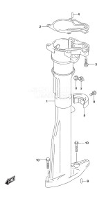 DF 2.5 drawing Drive Shaft Housing (S)