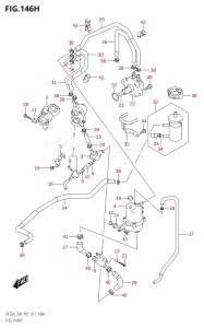 03003F-710001 (2017) 30hp P01 P40-Gen. Export 1 (DF30A  DF30AQ  DF30AR  DF30AT  DF30ATH  DT30  DT30R) DF30A drawing FUEL PUMP (DF30ATH:P01)