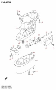 DF60A From 06003F-410001 (E01 E40)  2014 drawing DRIVE SHAFT HOUSING (DF60AVTH:E40)