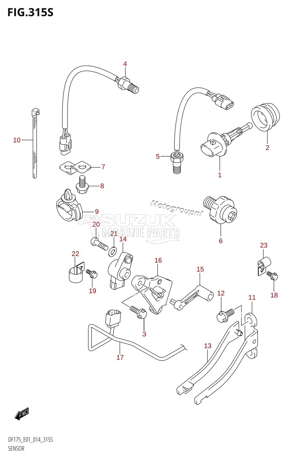 SENSOR (DF175ZG:E40)