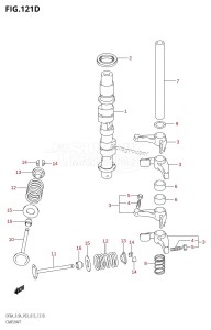 DF8A From 00801F-310001 (P03)  2013 drawing CAMSHAFT (DF9.9AR:P03)