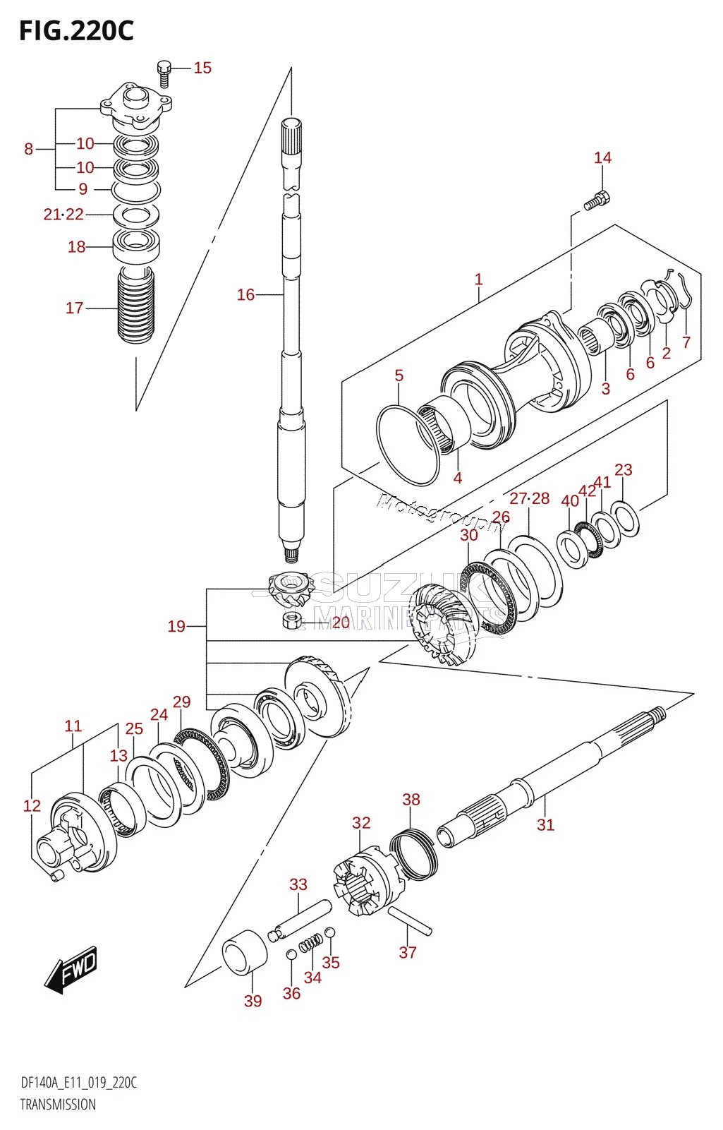 TRANSMISSION (DF115AZ,DF140AZ)