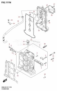 DF40A From 04003F-710001 (E01)  2017 drawing CYLINDER HEAD (DF50AVT:E01)