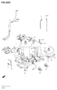 DF15A From 01504F-310001 (P01)  2013 drawing HARNESS (DF15A:P01)