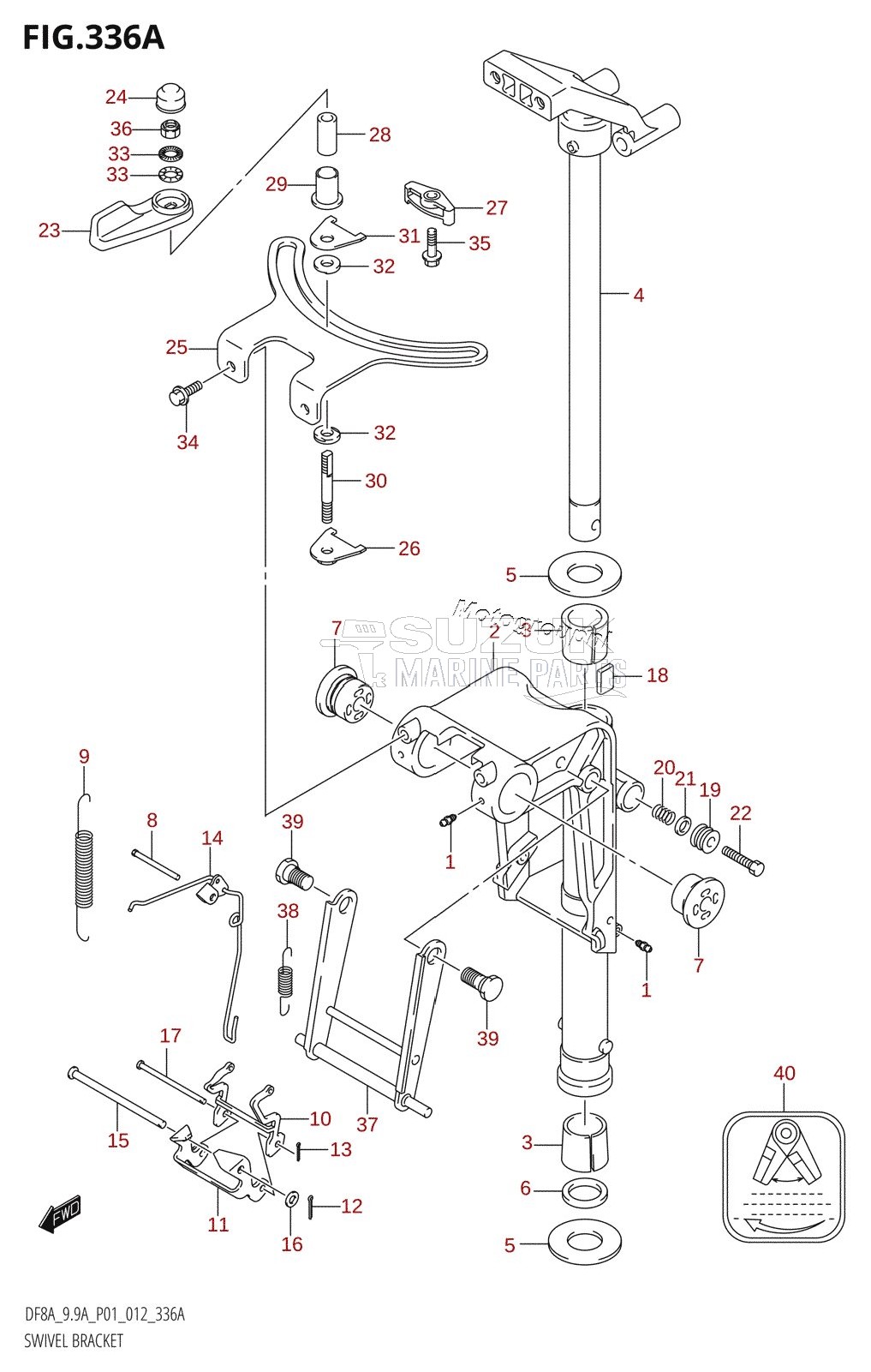 SWIVEL BRACKET (DF8A:P01)