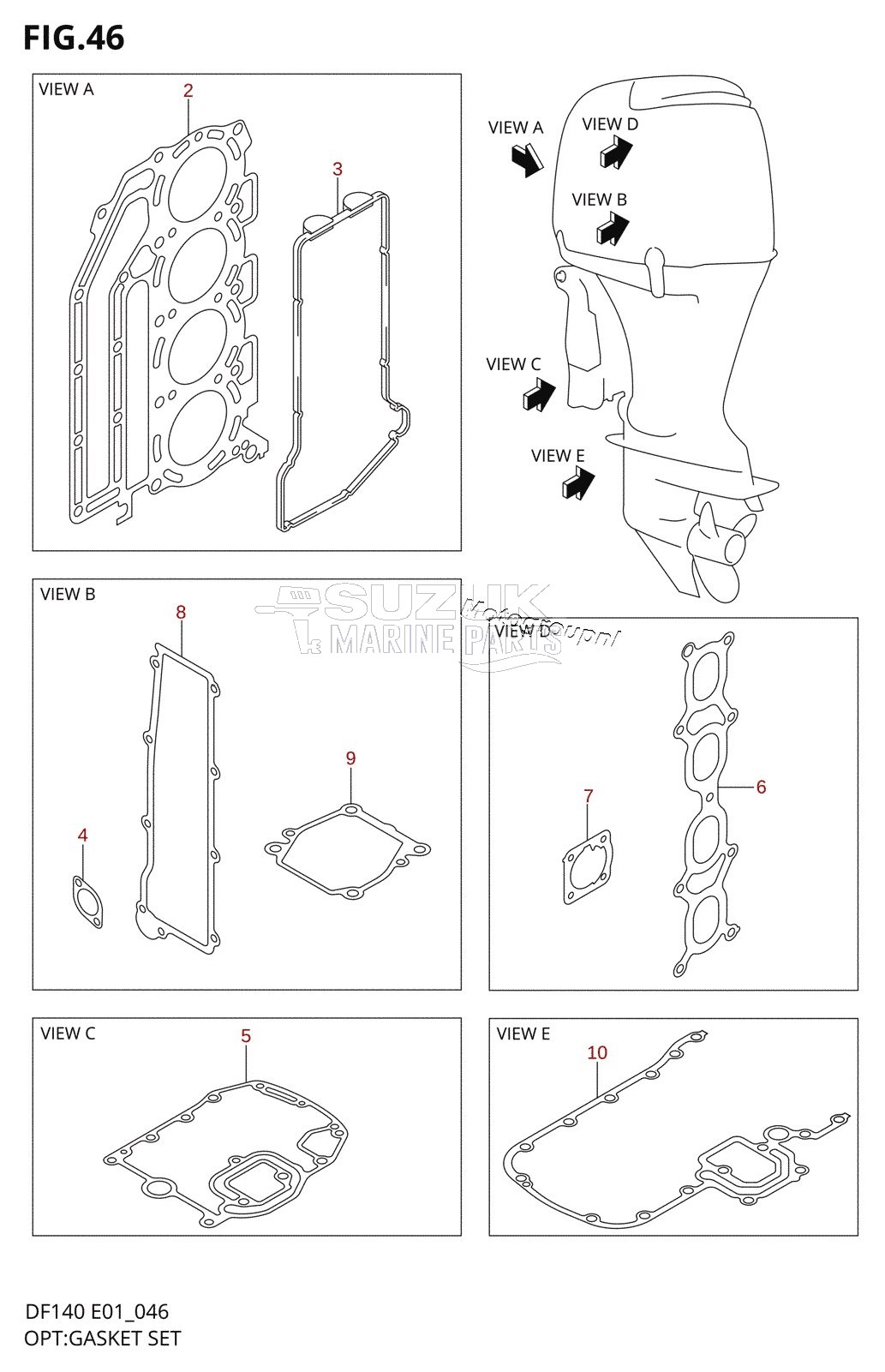 OPT:GASKET SET