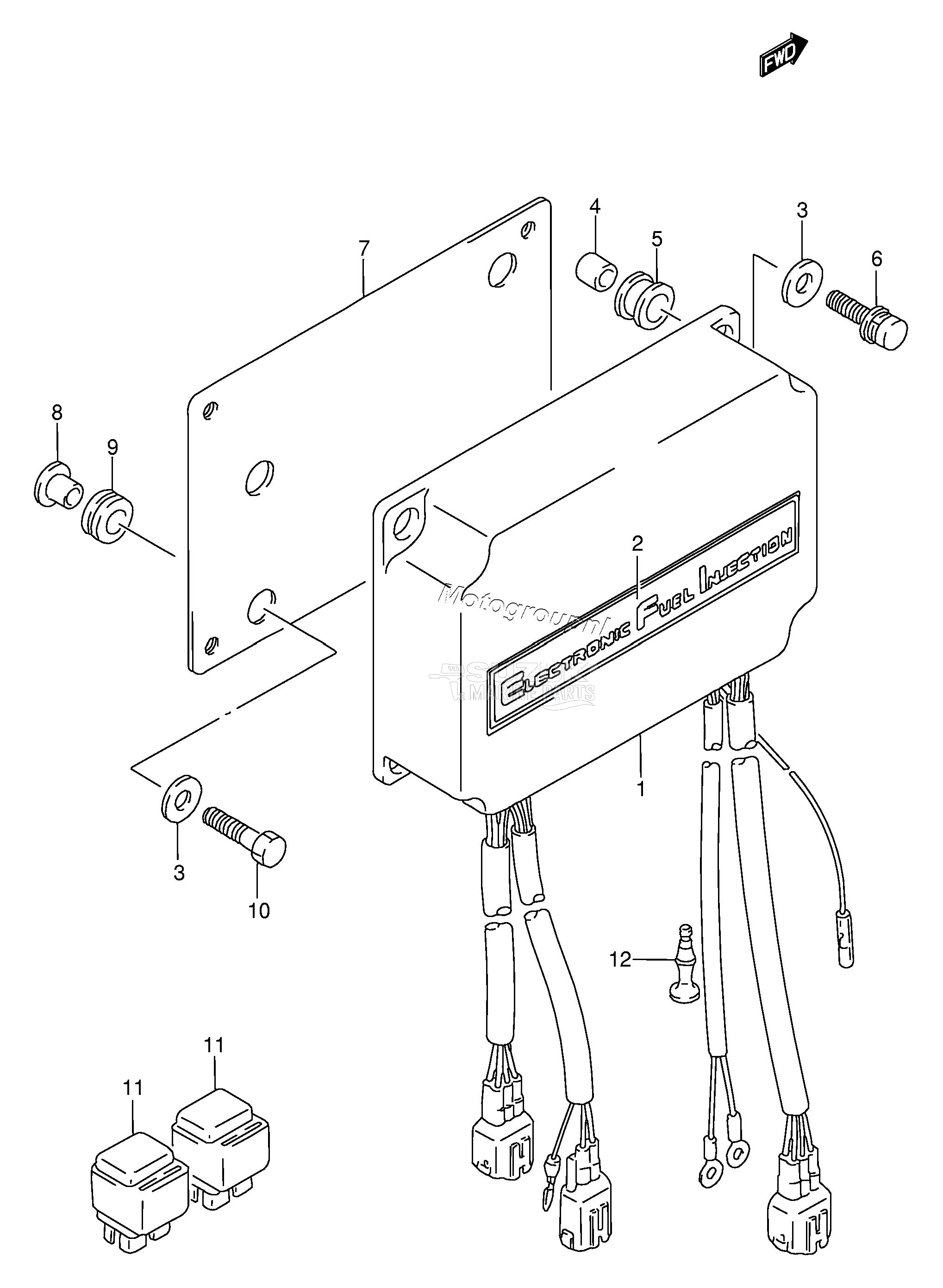 INJECTION UNIT (DT200EPI /​ 150EPI /​ 225)(*)