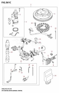 DF20A From 02002F-810001 (P03)  2018 drawing OPT:STARTING MOTOR (MANUAL STARTER) (M-STARTER:DF20A)