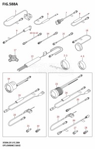 DF200A From 20003F-510001 (E01 E40)  2015 drawing OPT:LOWRANCE GAUGE