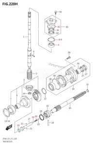 DF70A From 07003F-510001 (E01 E40)  2015 drawing TRANSMISSION (DF90A:E40)