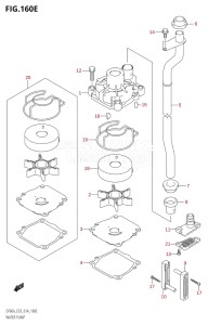 06002F-410001 (2014) 60hp E03-USA (DF60A) DF60A drawing WATER PUMP (DF60AVT)