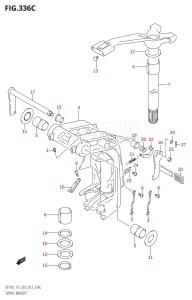 DF115T From 11502F-210001 (E03)  2012 drawing SWIVEL BRACKET (DF115Z:E03)