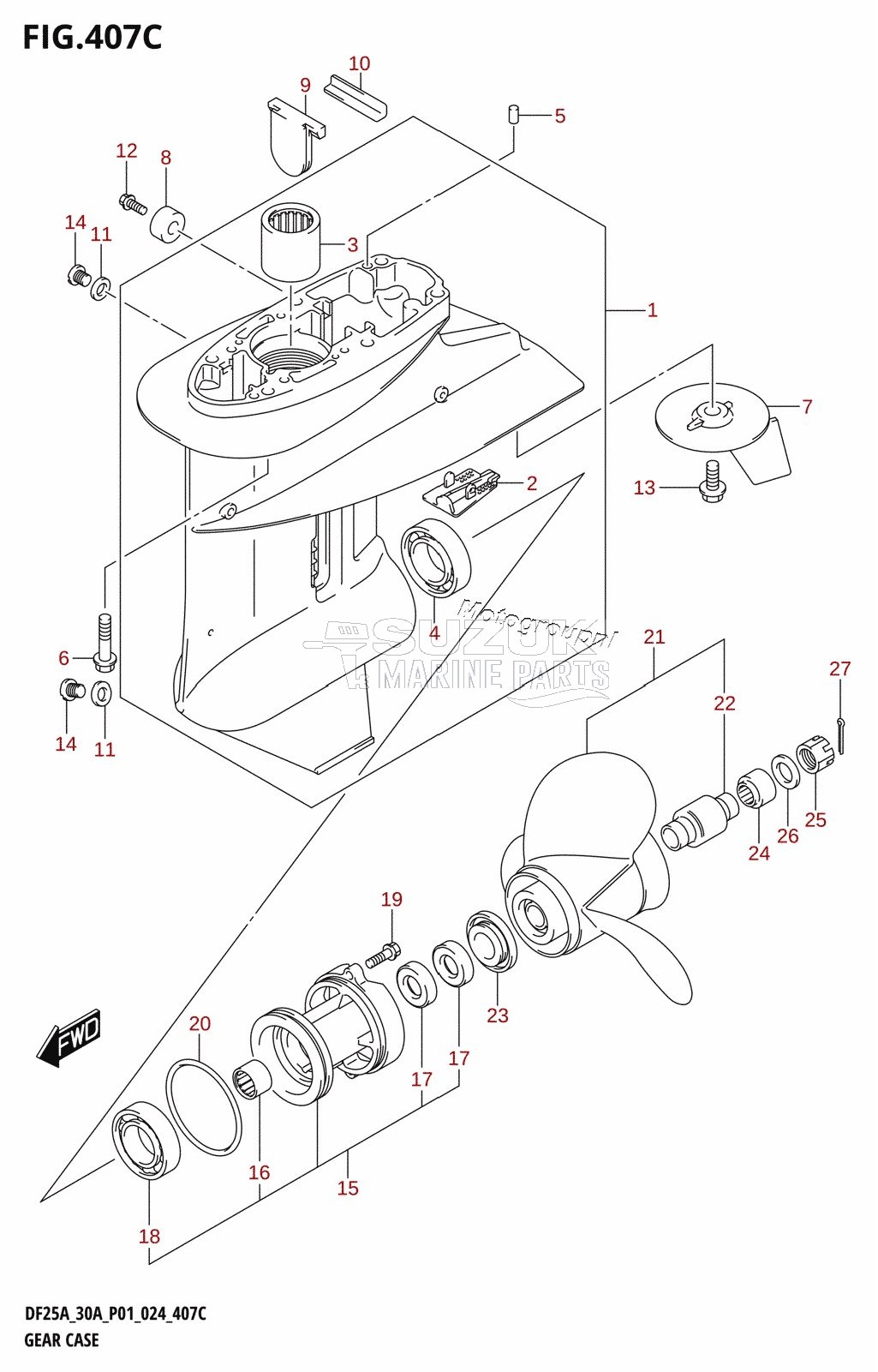 GEAR CASE (DF30AQ)