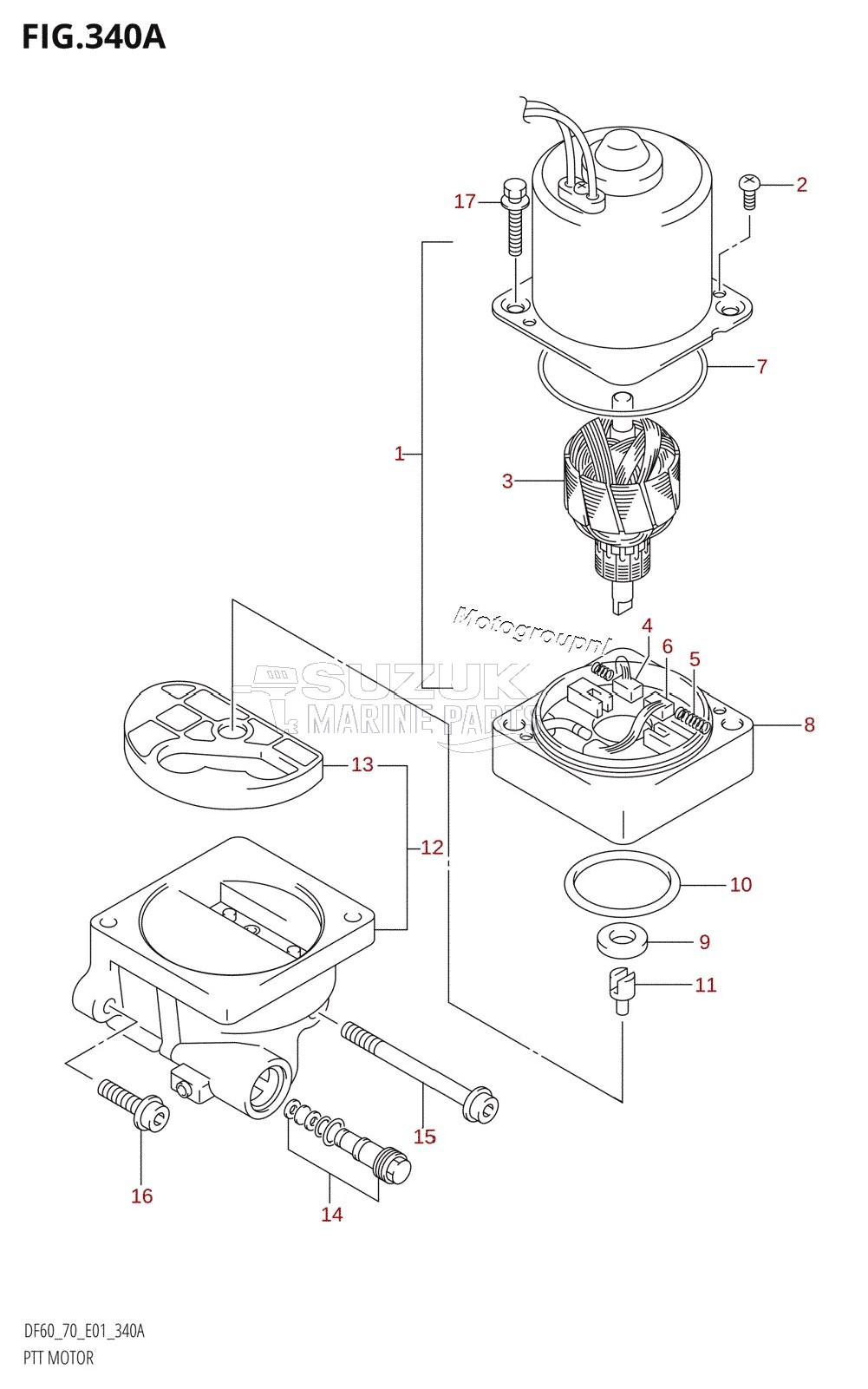 PTT MOTOR (W,X,Y)