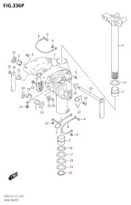 04003F-510001 (2005) 40hp E01 E13-Gen. Export 1 -  SE  Asia (DF40A  DF40AQH  DF40AST  DF40ATH) DF40A drawing SWIVEL BRACKET (DF50AVTH:E01)