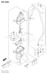 DF150Z From 15002Z-710001 (E01 E40)  2017 drawing FUEL VAPOR SEPARATOR (DF150T:E01)