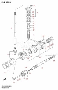 DF40A From 04004F-410001 (E34-Italy)  2014 drawing TRANSMISSION (DF60AVT:E01)