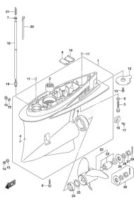 DF 250 drawing Gear Case (DF 250S)