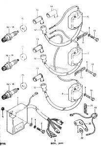 DT85 From 8501-100000 ()  1988 drawing IGNITION