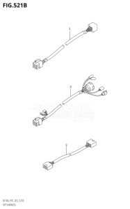 01504F-040001 (2020) 15hp E01-Gen. Export 1 (DF15AR   DF15AT_2) DF15A drawing OPT:HARNESS (SEE NOTE)