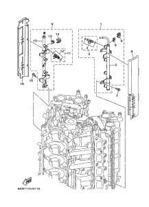 F350AETX drawing THROTTLE-BODY-2