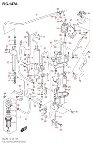 DF250WT From 25005F-440001 (E40)  2024 drawing FUEL PUMP /​ FUEL VAPOR SEPARATOR