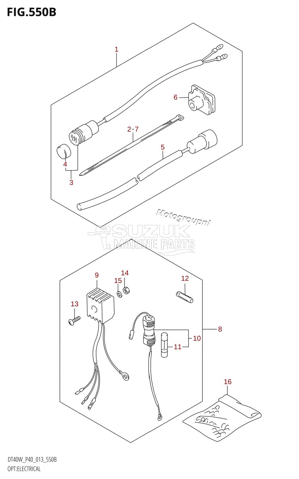 OPT:ELECTRICAL (DT40W:P90:M-STARTER)