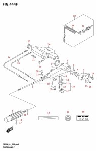 DF9.9B From 00995F-510001 (P01)  2015 drawing TILLER HANDLE (DF20ATH:P01)