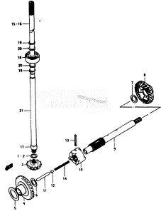 DT7.5 From d-10001 ()  1983 drawing TRANSMISSION