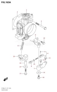 DF115AST From 11504F-710001 (E03)  2017 drawing THROTTLE BODY