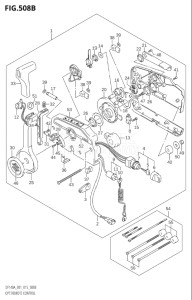 14003Z-510001 (2005) 140hp E01 E40-Gen. Export 1 - Costa Rica (DF140AZ) DF140AZ drawing OPT:REMOTE CONTROL (DF115AT:E01)