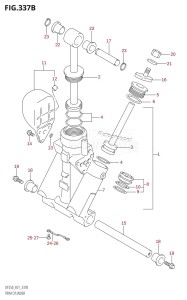 DF250 From 25003F-010001 (E01 E40)  2010 drawing TRIM CYLINDER (L-TRANSOM)