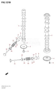 08002F-410001 (2014) 80hp E03-USA (DF80A) DF80A drawing CAMSHAFT (DF80A:E03)