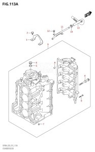 09003F-510001 (2005) 90hp E03-USA (DF90A) DF90A drawing CYLINDER BLOCK