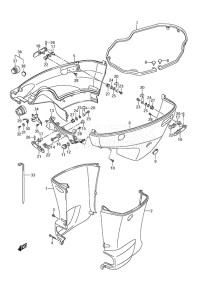 Outboard DF 150 drawing Side Cover