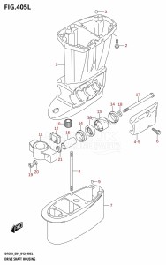 DF40A From 04003F-210001 (E01)  2012 drawing DRIVE SHAFT HOUSING (DF60ATH:E40)