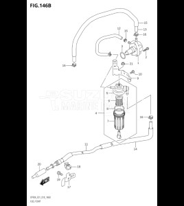 08002F-810001 (2018) 80hp E01 E40-Gen. Export 1 - Costa Rica (DF80AT) DF80A drawing FUEL PUMP (DF100B)