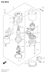 DF140BT From 14005F-240001 (E11 E40)  2022 drawing STARTING MOTOR