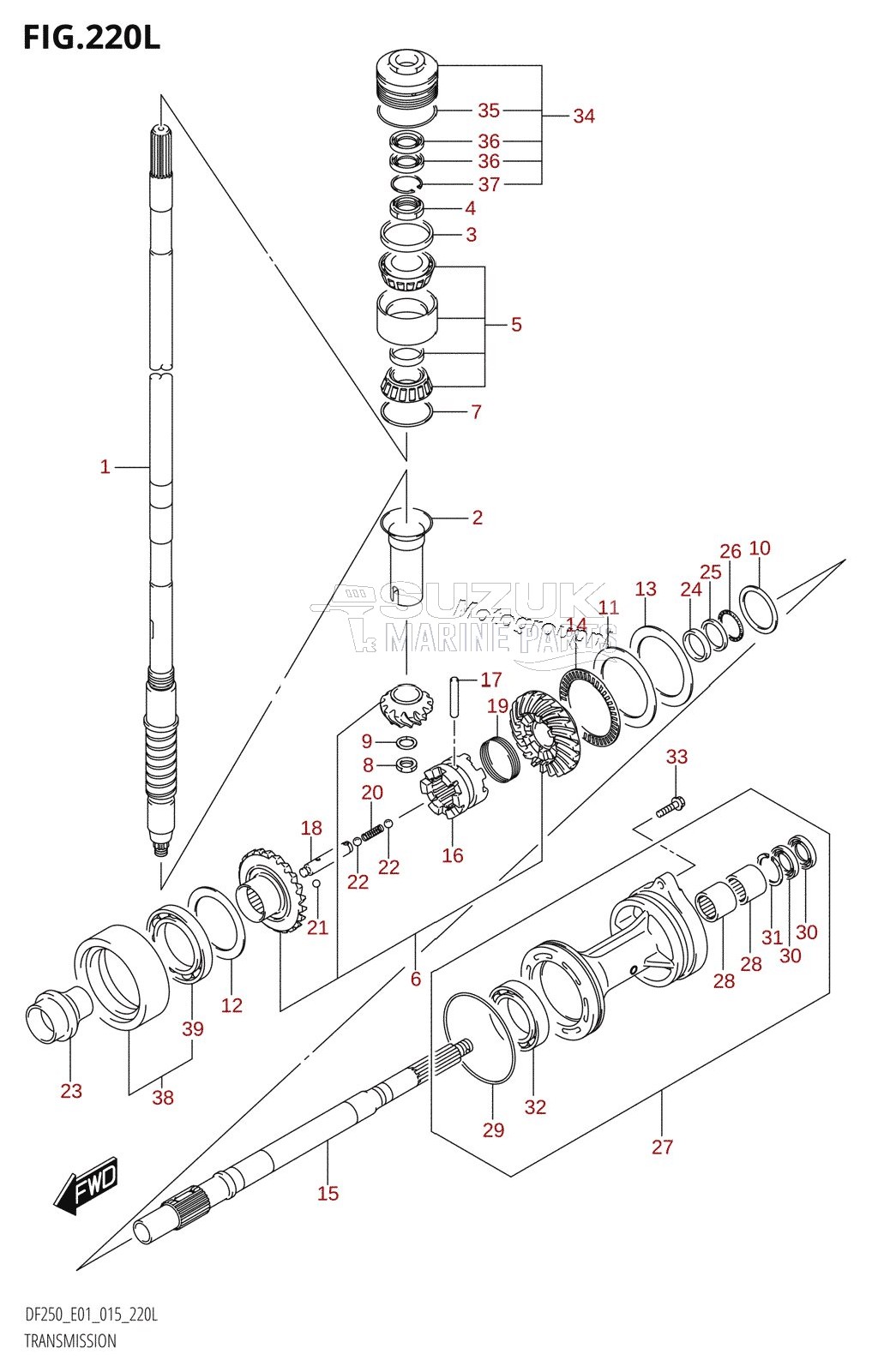 TRANSMISSION (DF250Z:E01)