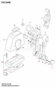 DF9.9B From 00995F-810001 (P03)  2018 drawing OPT:REMOTE CONTROL ASSY SINGLE (1) (DF20A,DF20AT)