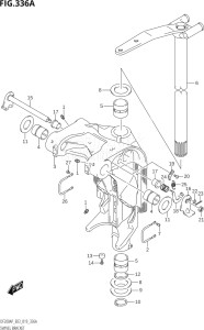 20003P-910001 (2019) 200hp E03-USA (DF200AP) DF200AP drawing SWIVEL BRACKET