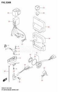 DF200 From 20002F-140001 (E01 E40)  2021 drawing PTT SWITCH /​ ENGINE CONTROL UNIT (DF250ST)