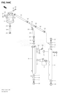 11501F-251001 (2002) 115hp E01-Gen. Export 1 (DF115TK2) DF115T drawing FUEL INJECTOR (DF115WT,DF115WZ)